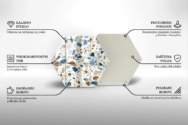 Glas Herdabdeckplatte Dekoratives Steinzeug