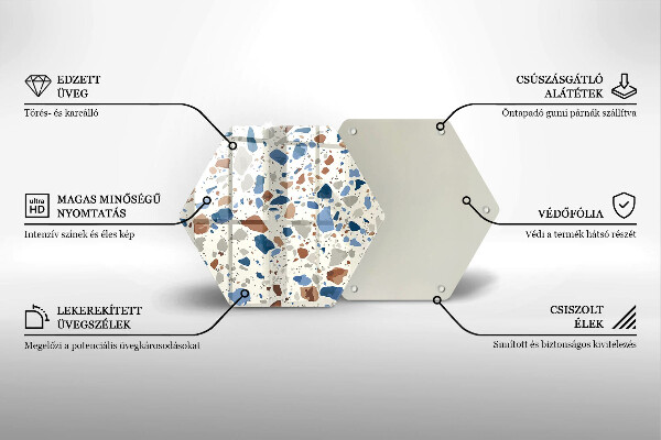Glas Herdabdeckplatte Dekoratives Steinzeug