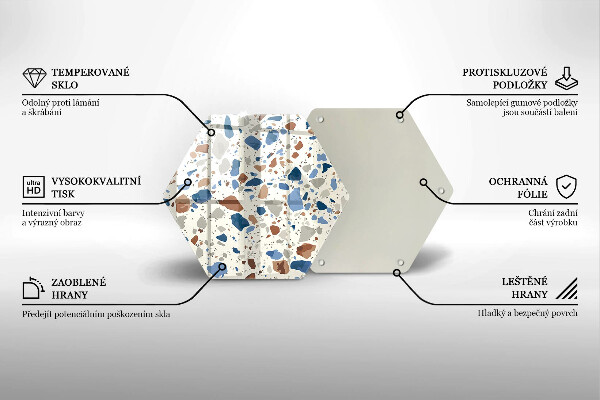 Glas Herdabdeckplatte Dekoratives Steinzeug
