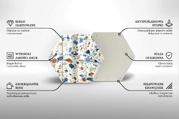 Glas Herdabdeckplatte Dekoratives Steinzeug