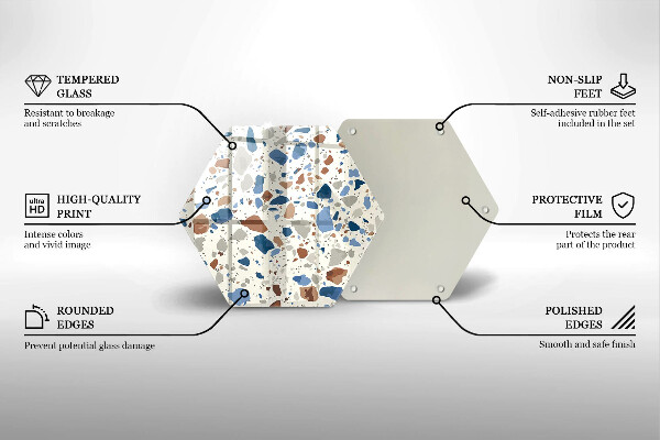 Glas Herdabdeckplatte Dekoratives Steinzeug