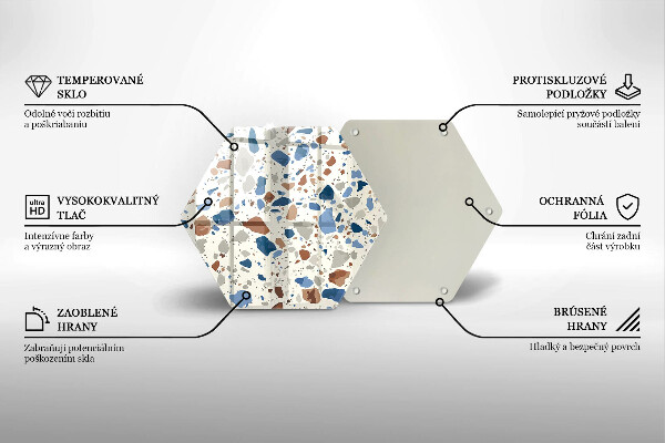 Glas Herdabdeckplatte Dekoratives Steinzeug