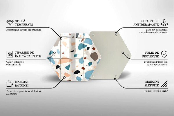 Glas Herdabdeckplatte Dekoratives Steinzeug