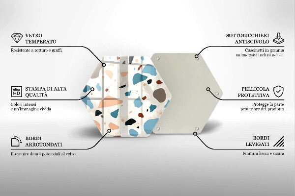 Glas Herdabdeckplatte Dekoratives Steinzeug
