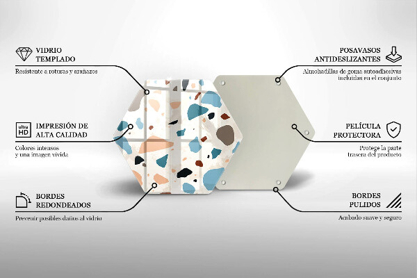 Glas Herdabdeckplatte Dekoratives Steinzeug