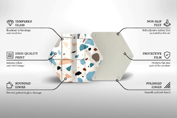 Glas Herdabdeckplatte Dekoratives Steinzeug