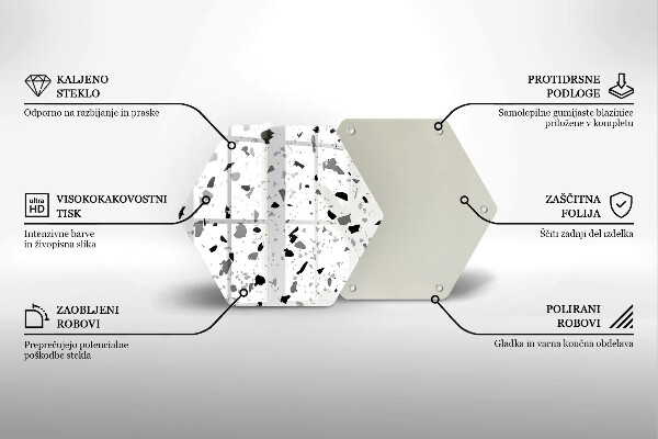Glas Herdabdeckplatte Dekoratives Steinzeug