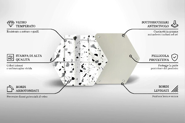 Glas Herdabdeckplatte Dekoratives Steinzeug
