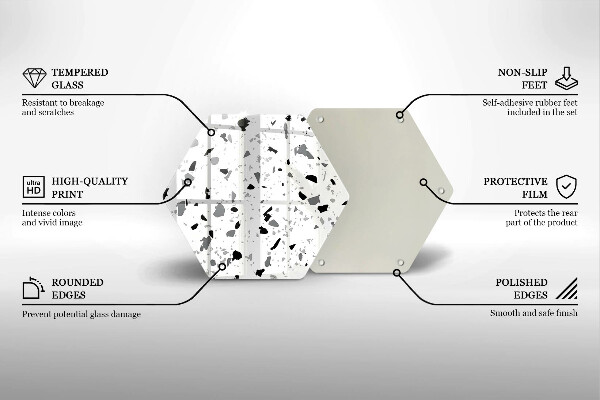 Glas Herdabdeckplatte Dekoratives Steinzeug