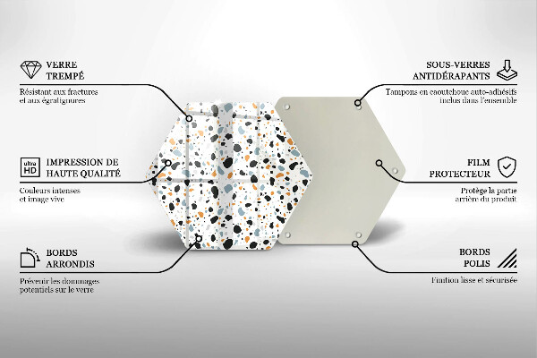 Glas Herdabdeckplatte Dekoratives Steinzeug