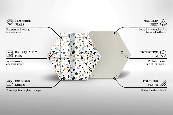 Glas Herdabdeckplatte Dekoratives Steinzeug