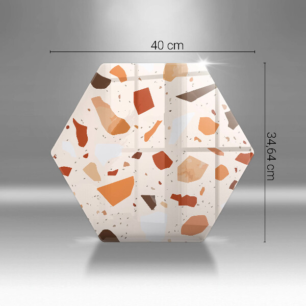 Glas Herdabdeckplatte Dekoratives Steinzeug