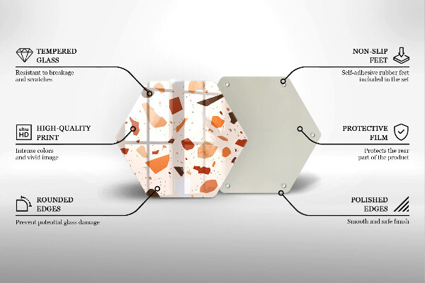 Glas Herdabdeckplatte Dekoratives Steinzeug