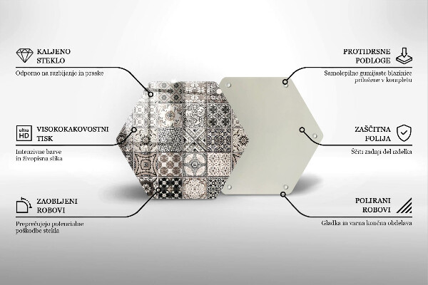Glas Herdabdeckplatte Dekorative Fliesen