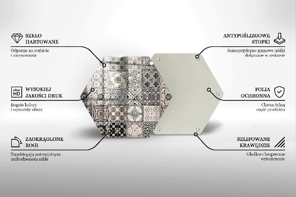Glas Herdabdeckplatte Dekorative Fliesen
