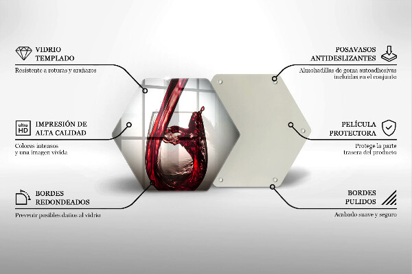 Glas Herdabdeckplatte Glas und Rotwein