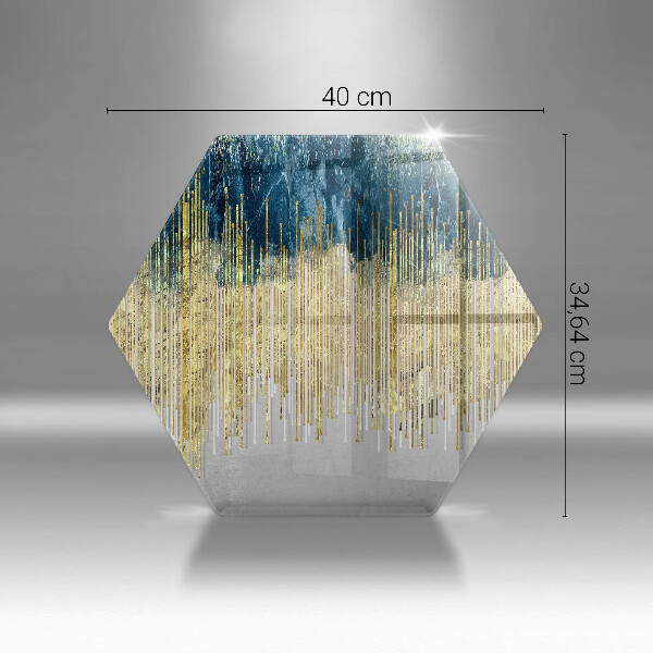 Glas Herdabdeckplatte Designer-Abstraktion