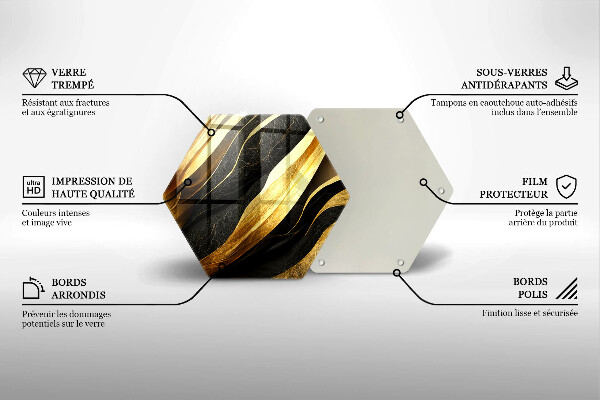 Glas Herdabdeckplatte Elegante Abstraktion