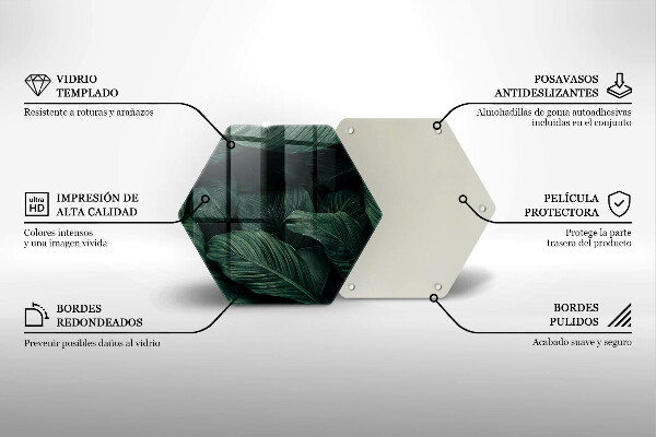 Glas Ceranfeldabdeckung Dunkle Blätter