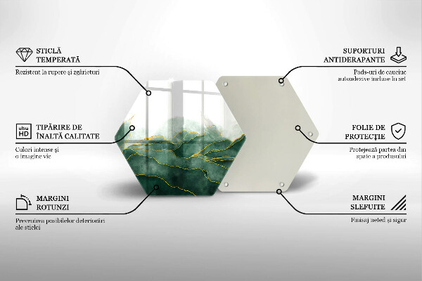 Glas Ceranfeldabdeckung Abstrakte Natur
