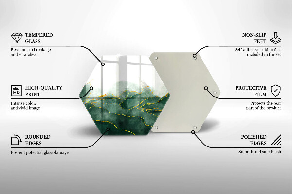 Glas Ceranfeldabdeckung Abstrakte Natur
