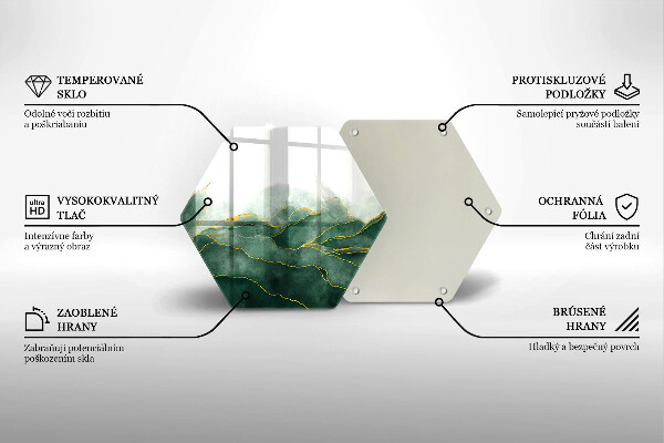 Glas Ceranfeldabdeckung Abstrakte Natur