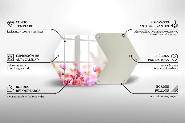 Glas Ceranfeldabdeckung Blumenwiese