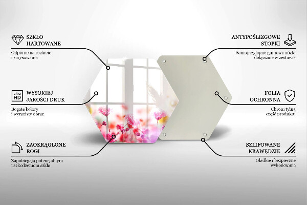 Glas Ceranfeldabdeckung Blumenwiese