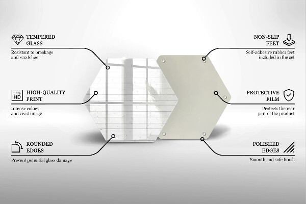 Glas Ceranfeldabdeckung Moderne helle Tafeln