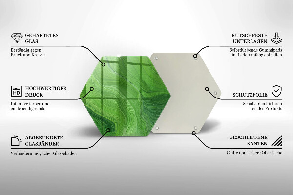 Glas Ceranfeldabdeckung Abstrakte Textur