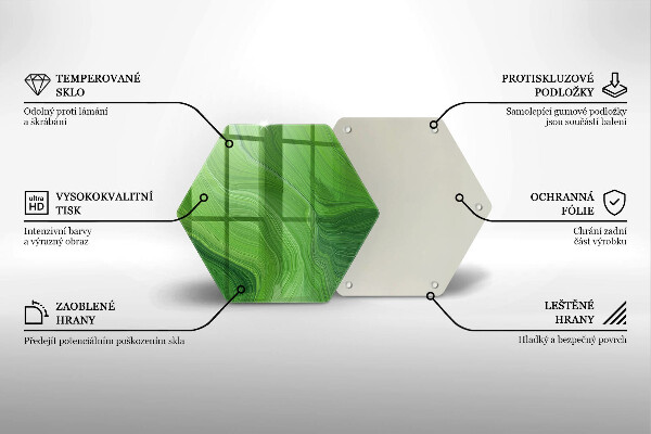 Glas Ceranfeldabdeckung Abstrakte Textur