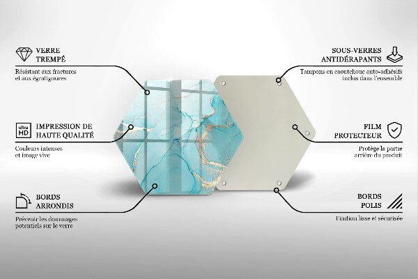 Glas Ceranfeldabdeckung Steinabstraktion