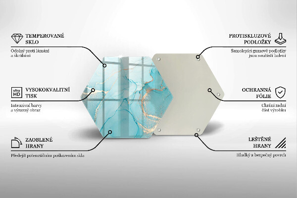 Glas Ceranfeldabdeckung Steinabstraktion