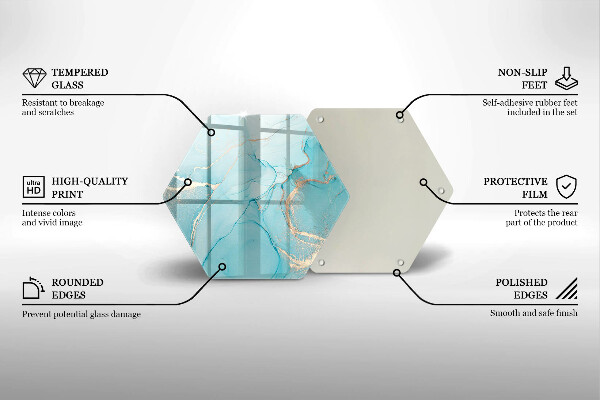 Glas Ceranfeldabdeckung Steinabstraktion