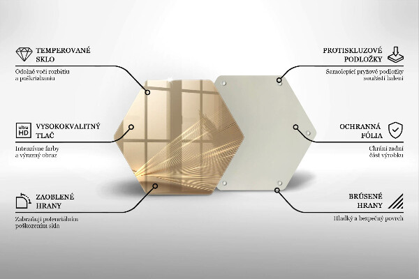 Glas Ceranfeldabdeckung Moderne Abstraktion