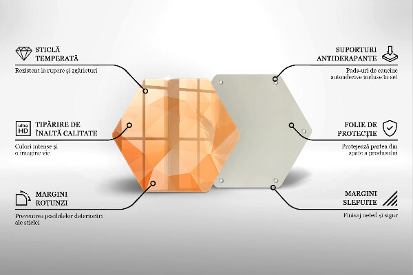 Glas Ceranfeldabdeckung Geometrischer Hintergrund
