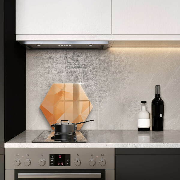 Glas Ceranfeldabdeckung Geometrischer Hintergrund