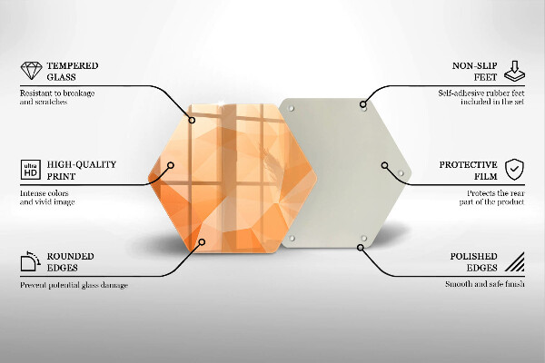 Glas Ceranfeldabdeckung Geometrischer Hintergrund