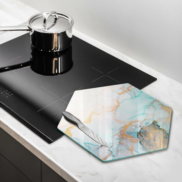 Glas Ceranfeldabdeckung Marmorabstraktion