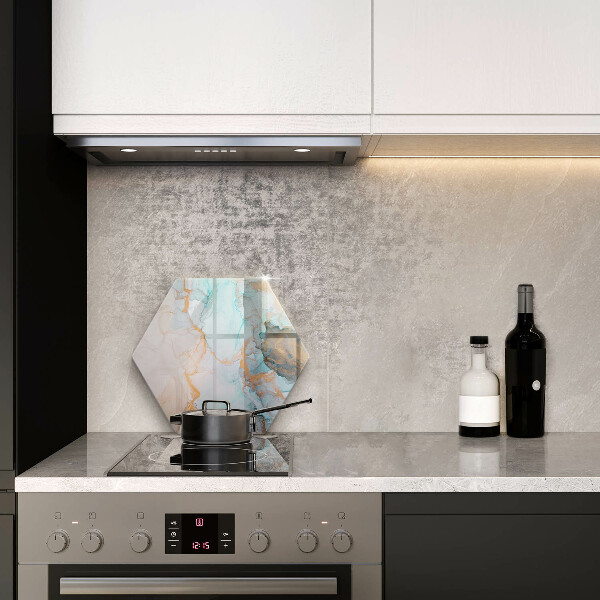 Glas Ceranfeldabdeckung Marmorabstraktion