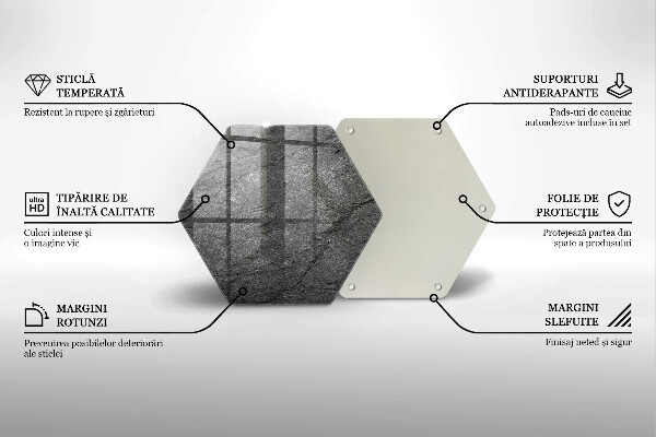 Glas Ceranfeldabdeckung Steinstruktur