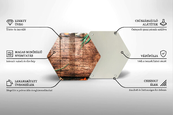 Glas Ceranfeldabdeckung Küchenbrett aus Holz