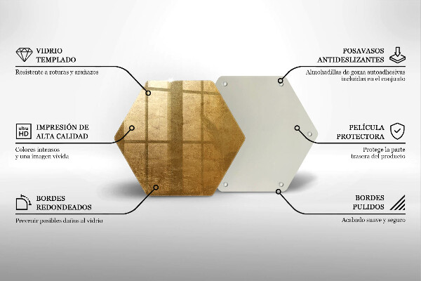 Glas Herdabdeckplatte Goldbeschaffenheitshintergrund