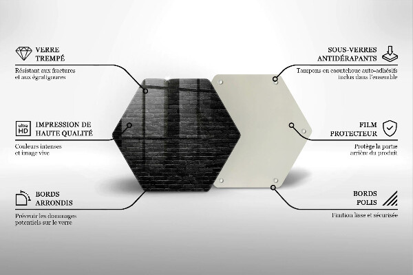 Glas Herdabdeckplatte Wand Backsteinmauer