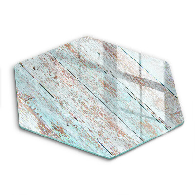 Glas Herdabdeckplatte Alte Vintage-Bretter