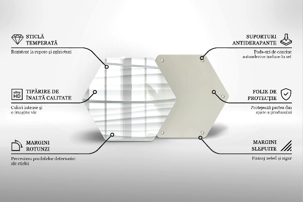Glas Herdabdeckplatte Moderne Struktur