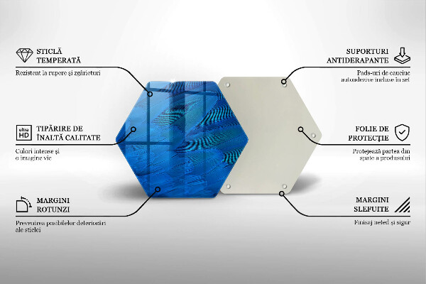 Glas Ceranfeldabdeckung Vogelfedern