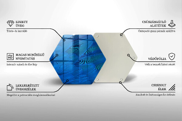 Glas Ceranfeldabdeckung Vogelfedern
