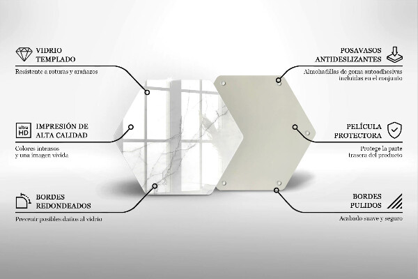 Glas Ceranfeldabdeckung Marmorsteinhintergrund