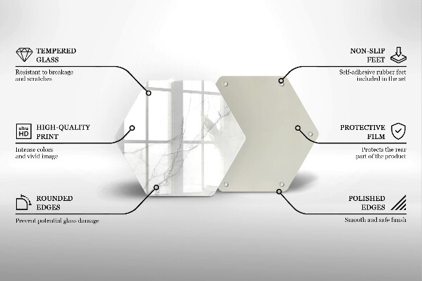 Glas Ceranfeldabdeckung Marmorsteinhintergrund